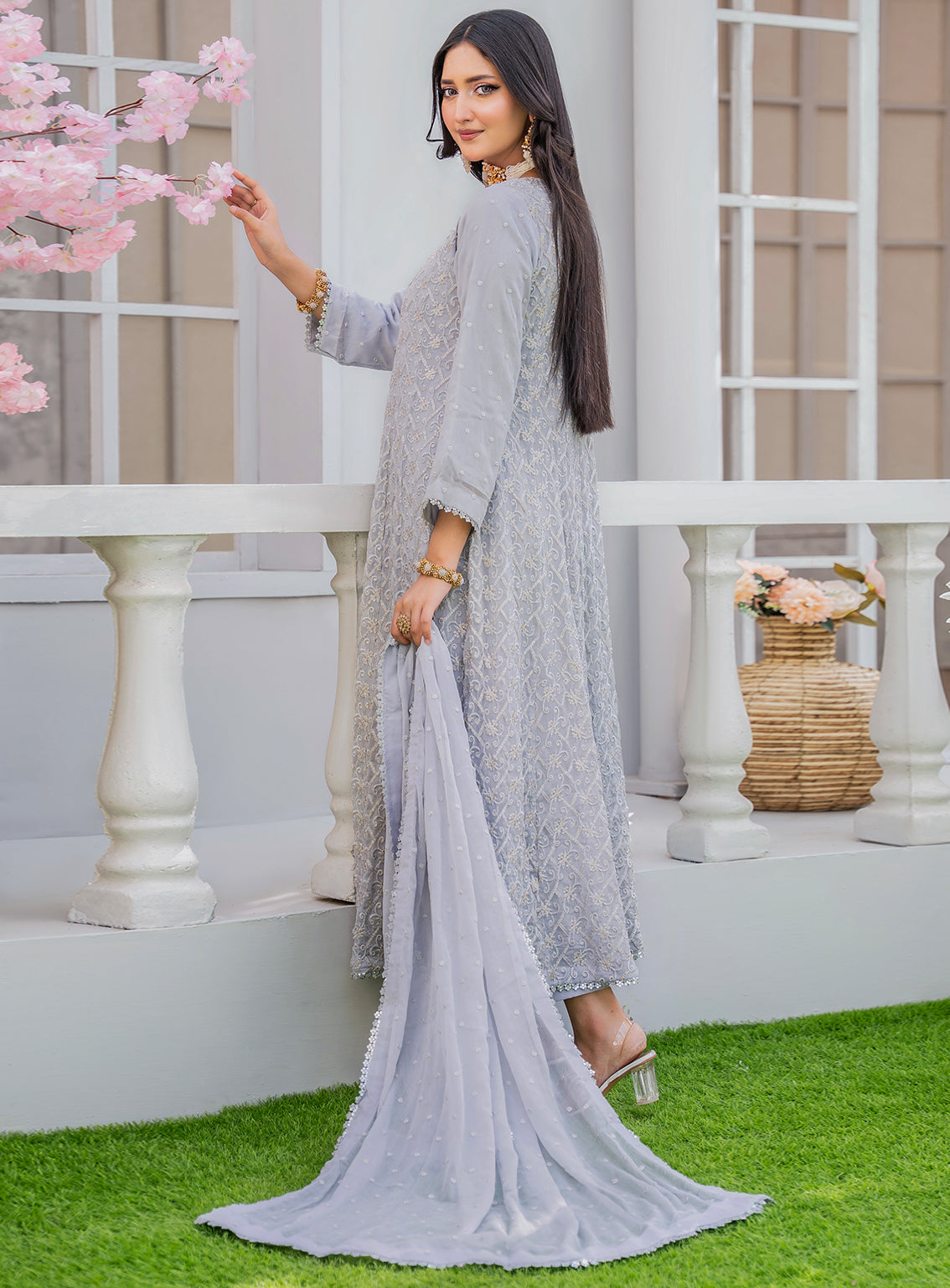 Raad Luxury Formal Embroidered Chiffon 3 Piece Stitched Suit RD26LF RA ...