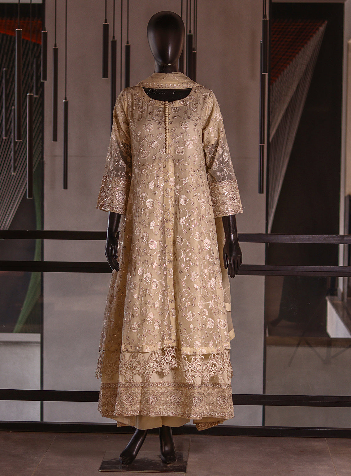 Royal Fashion Embroidered Chiffon 3 Piece Stitched Suit RF26EP D-SG-01-CM