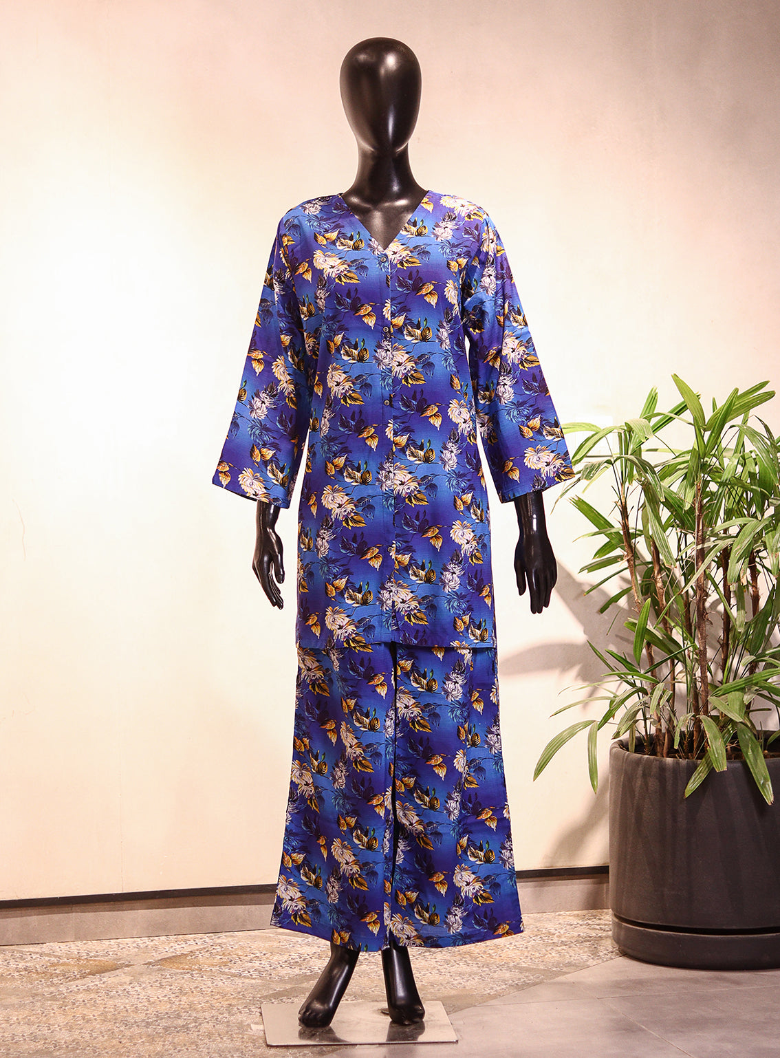 Royal Fashion Printed Cotton Slub 2 Piece Stitched Suit RF26PP D-SNSC-02