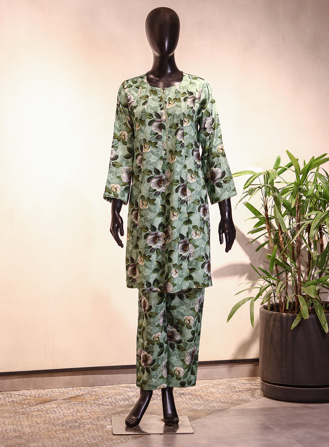 Royal Fashion Printed Cotton Slub 2 Piece Stitched Suit RF26PP D-SNSC-07