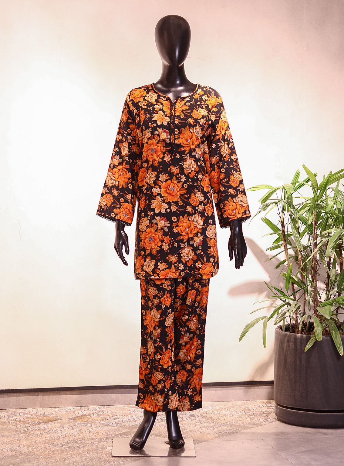 Royal Fashion Printed Cotton Slub 2 Piece Stitched Suit RF26PP D-SNSC-08