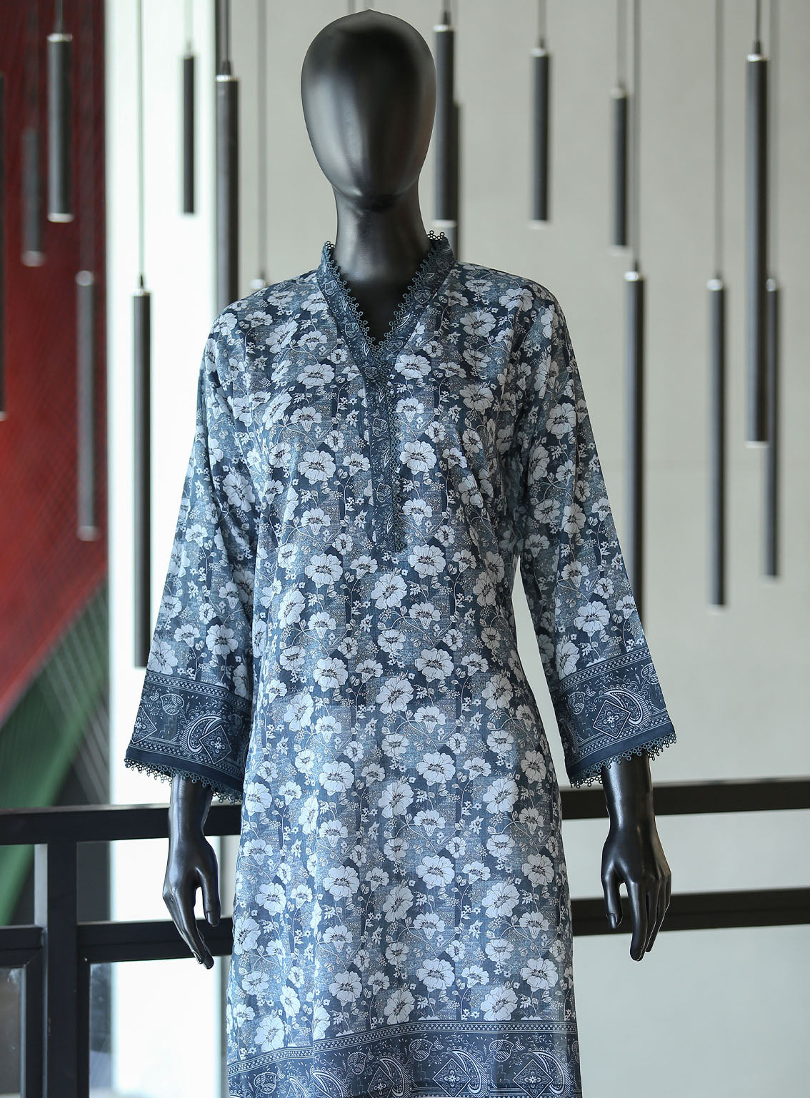 Royal Fashion Printed Lawn Stitched Kurti - RF24PL D-03