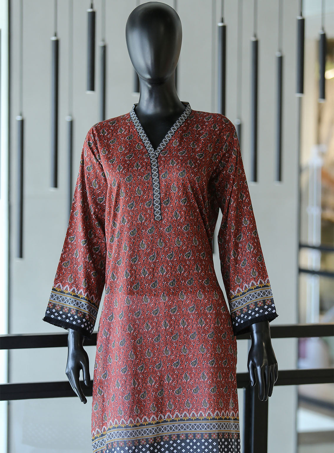 Royal Fashion Printed Lawn Stitched Kurti - RF24PL D-04