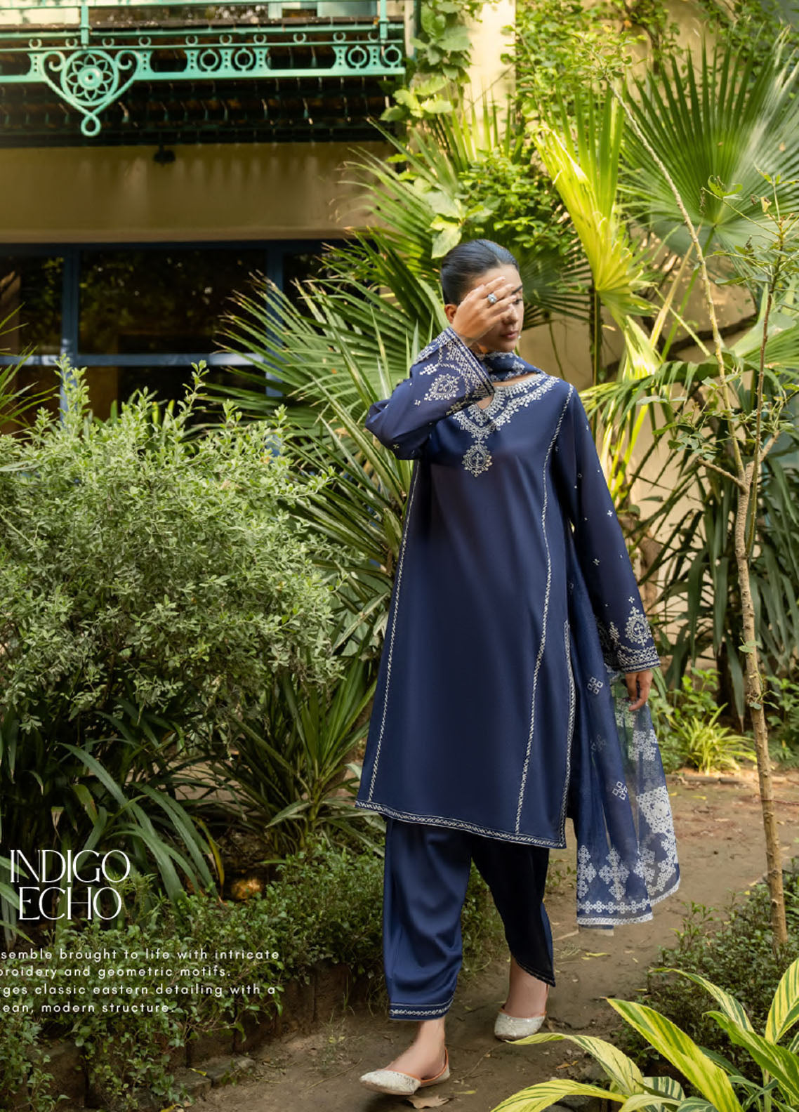 Rua By Casual Lite Pre Fall Premium Embroidered Linen 3 Piece Stitched Suit CL25RD2 D-RFR-01