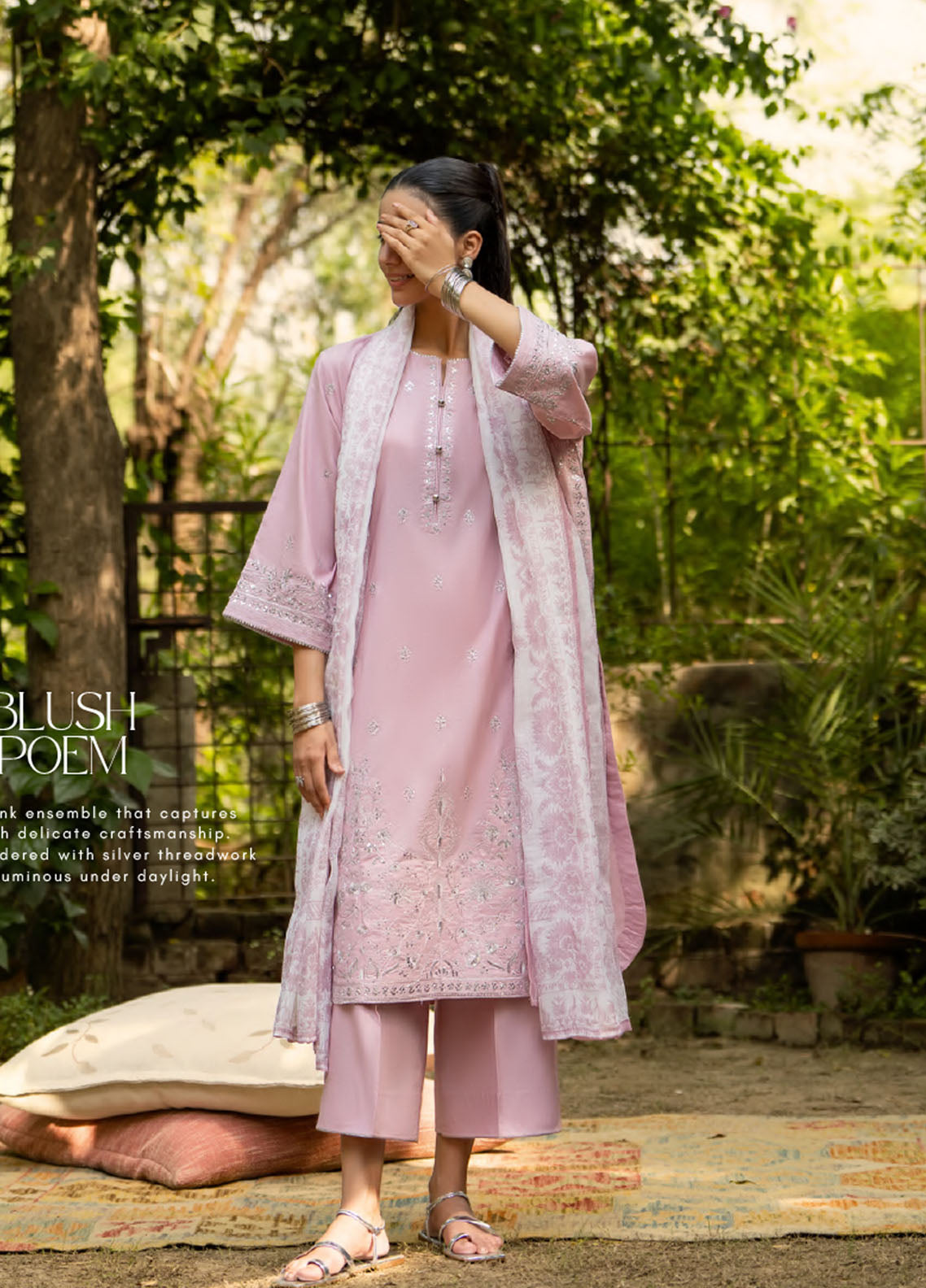 Rua By Casual Lite Pre Fall Premium Embroidered Linen 3 Piece Stitched Suit CL25RD2 D-RFR-05