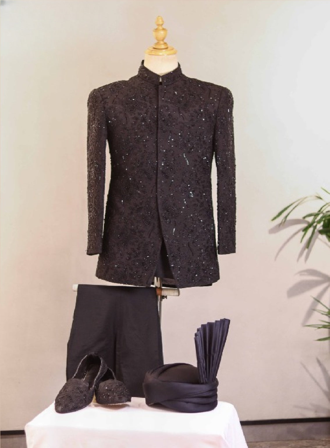 Sami Saeed Exclusive Groom Set SS25GS D-1429-BL