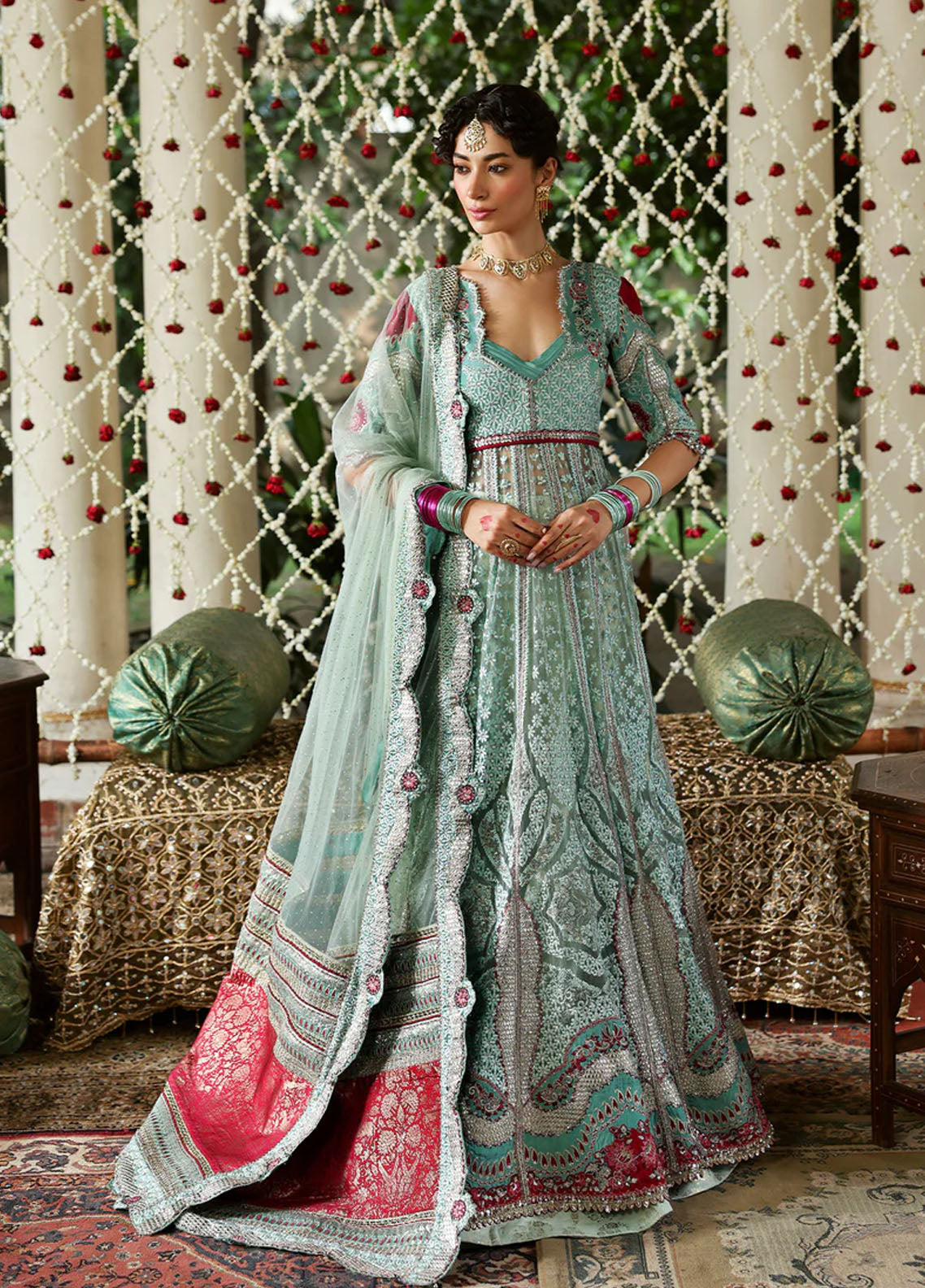 Shehnai By Afrozeh Embroidered Raw Silk 3 Piece Unstitched Suit AF25SWF D-05 ZANZAR
