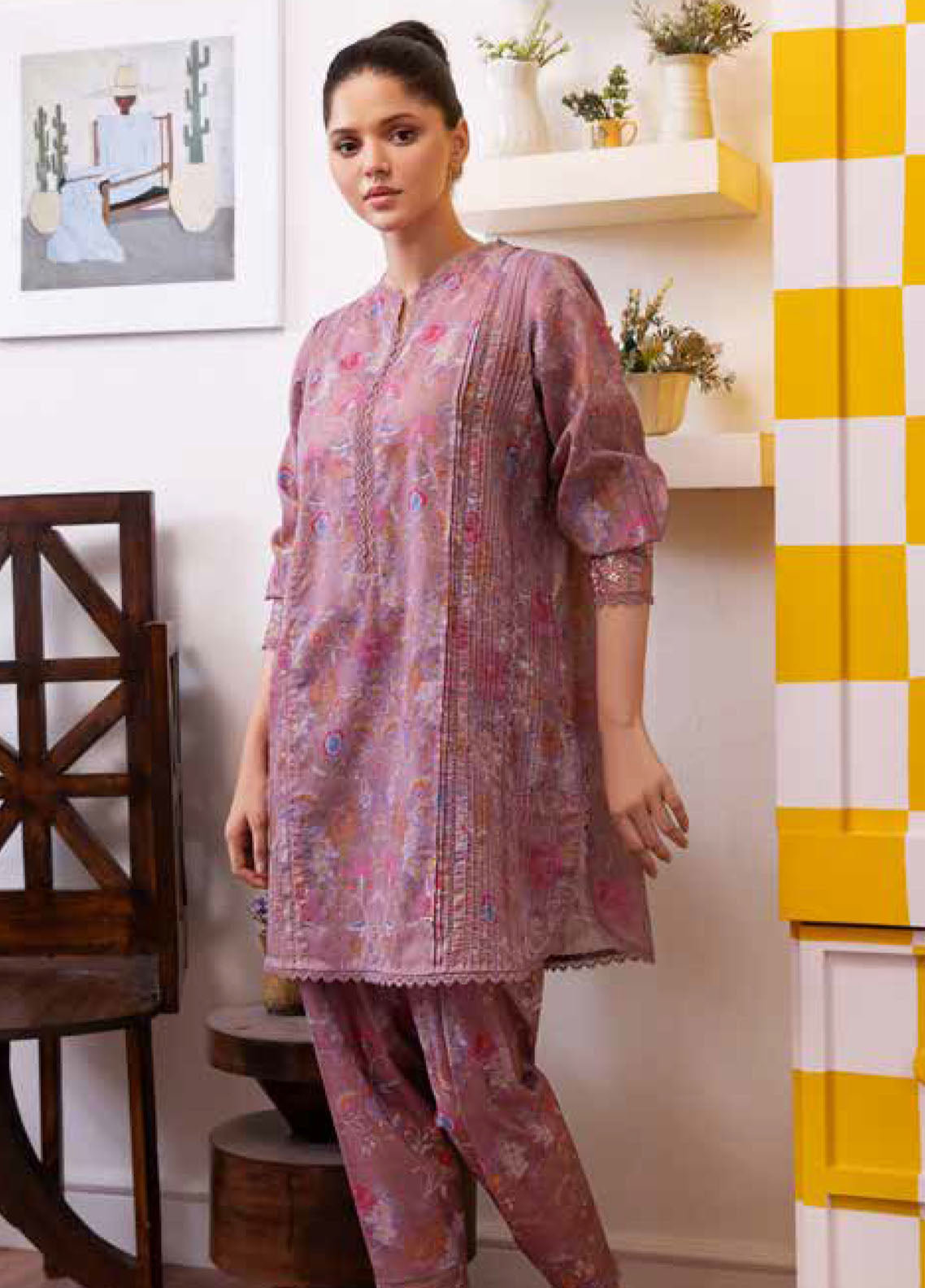 Sobia Nazir Basic Embroidered Lawn 2 Piece Unstitched Suit SN24B 6A
