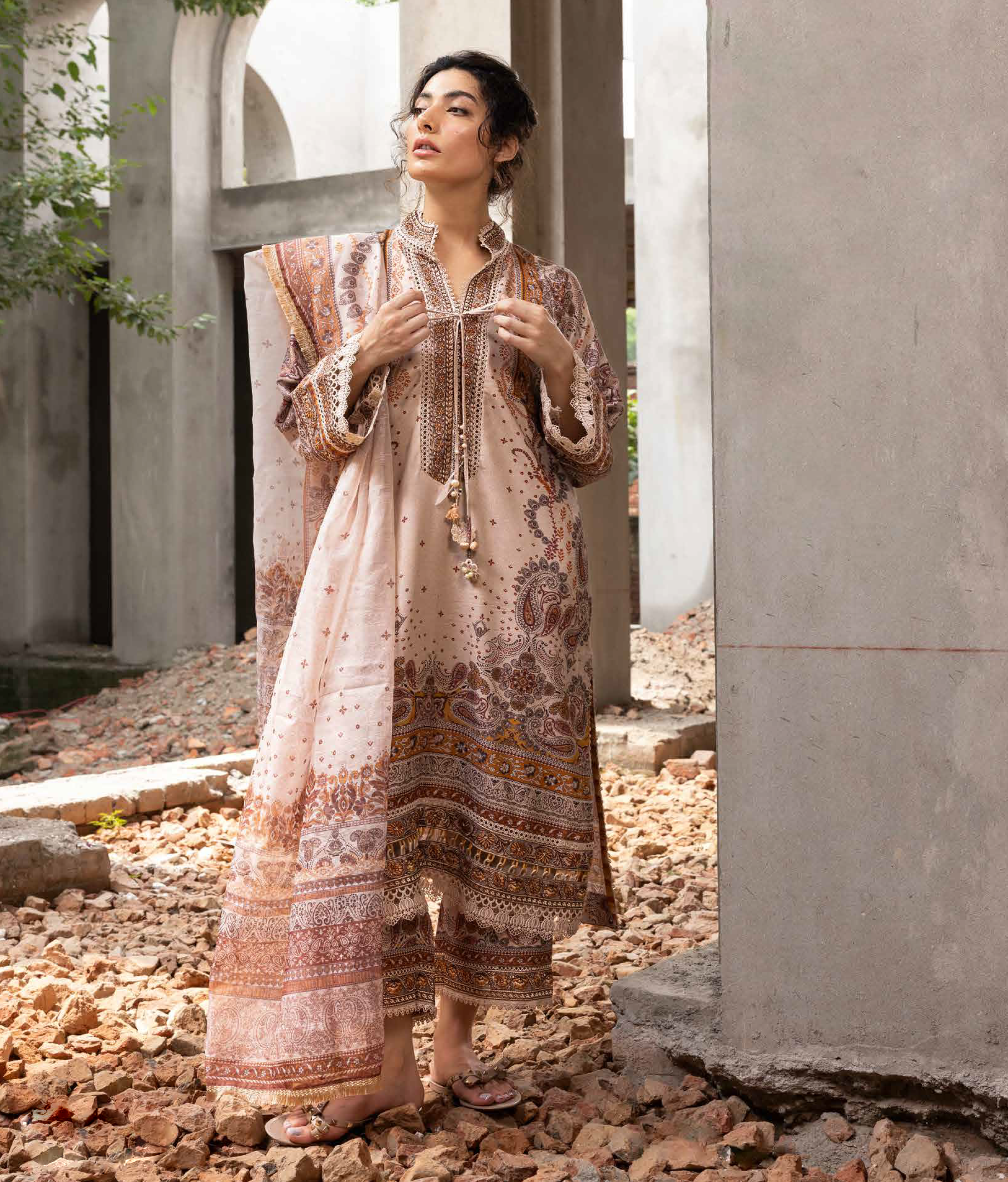 Sobia Nazir Fall Edit Embroidered Karandi 3 Piece Unstitched Suit SN24FE D-5B