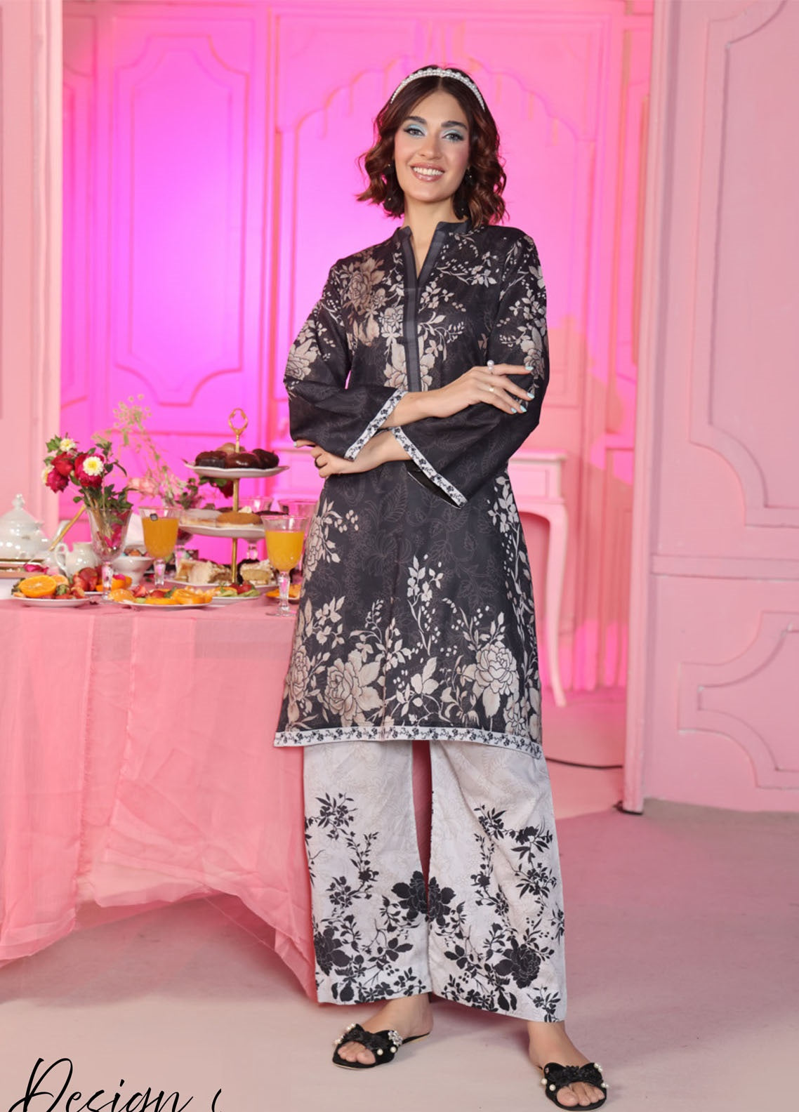 Working Women By Schick Digital Printed Lawn 2 Piece Unstitched Suit SDH25WWV3 DP-09