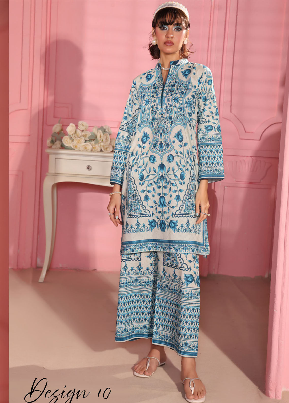 Working Women By Schick Digital Printed Lawn 3 Piece Unstitched Suit SDH25WW DP-10