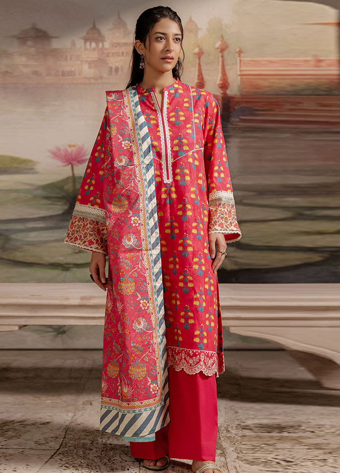 Zellbury Embroidered Khaddar 2 Piece Unstitched Suit WUW24E20437
