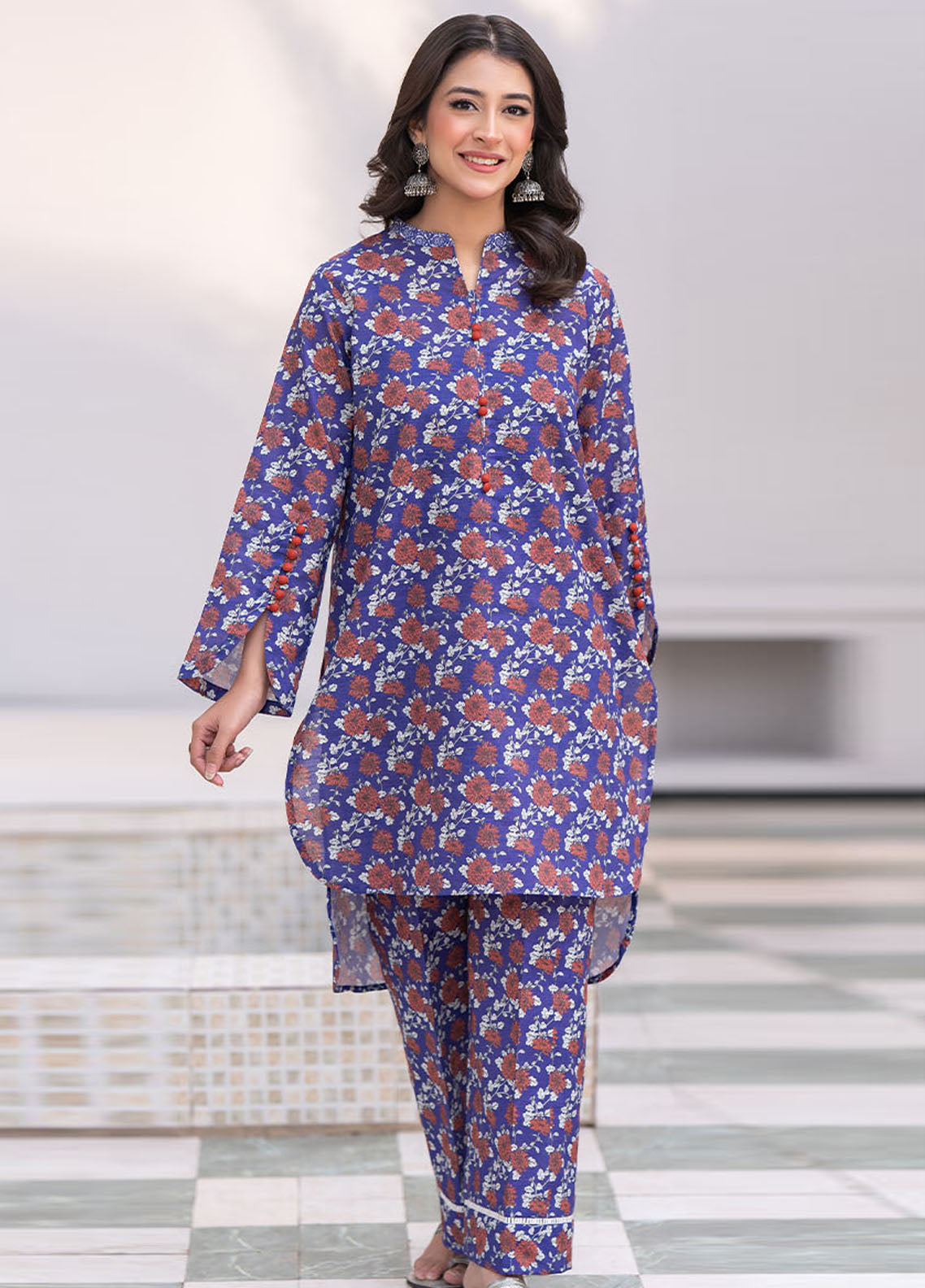 Zellbury Printed Khaddar 2 Piece Unstitched Suit WUW24X20503