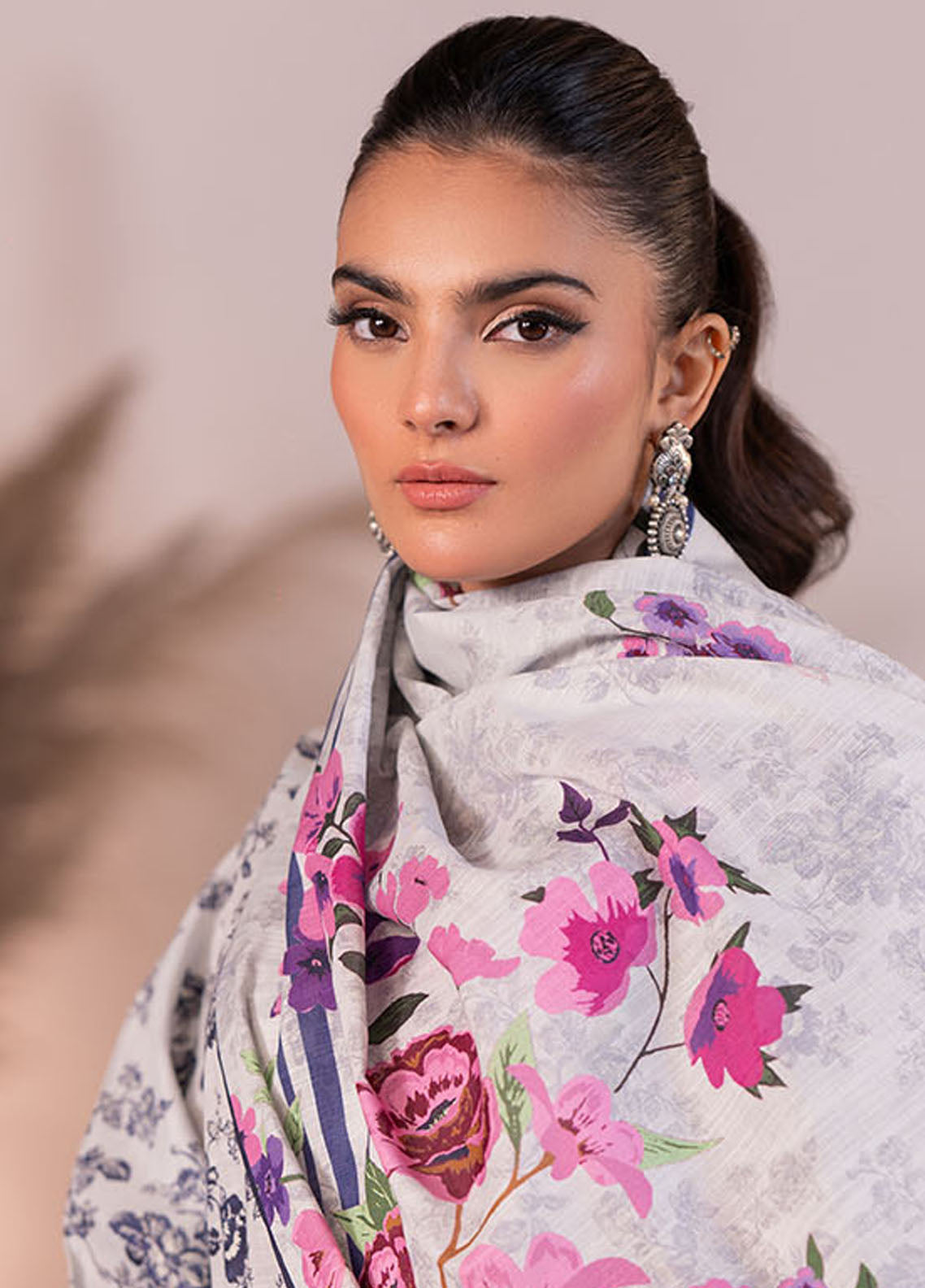 Zellbury Printed Khaddar 2 Piece Unstitched Suit WUW24X20547