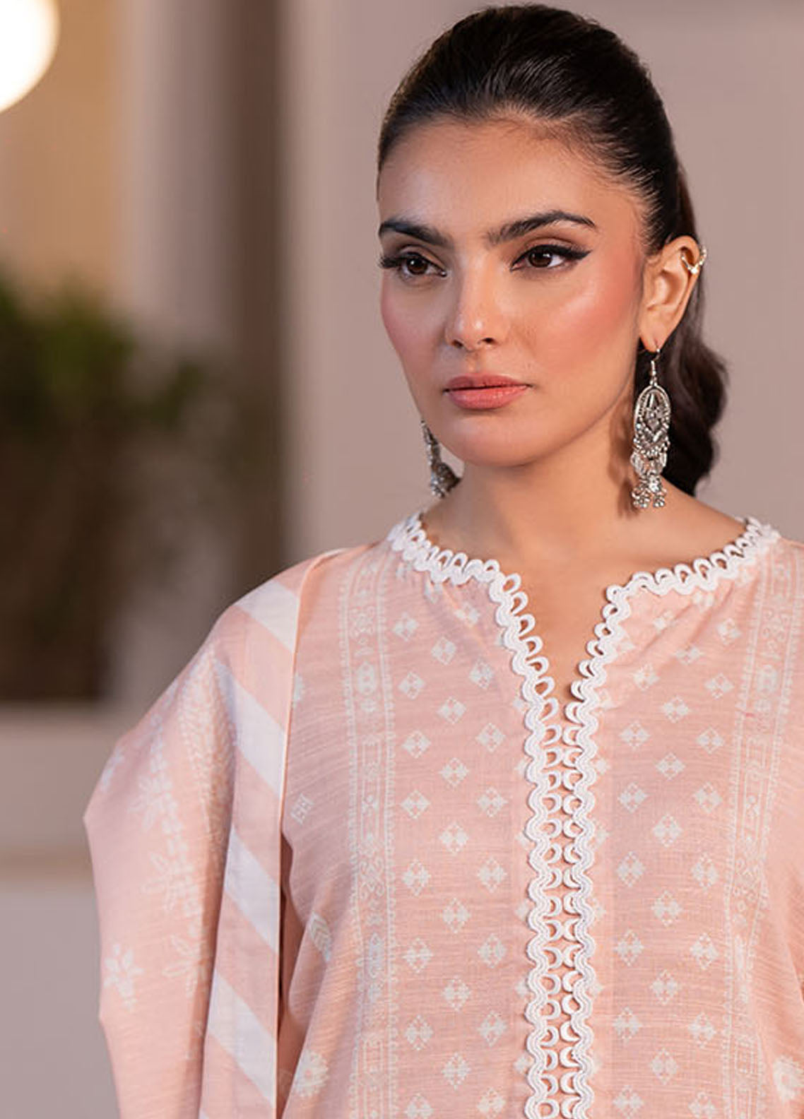 Zellbury Printed Khaddar 3 Piece Unstitched Suit WUW24X30529