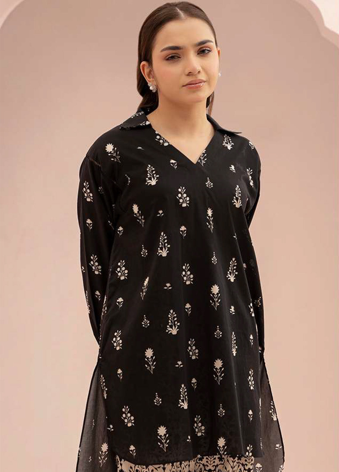 Zellbury Printed Lawn 2 Piece Unstitched Suit WUS25X20412