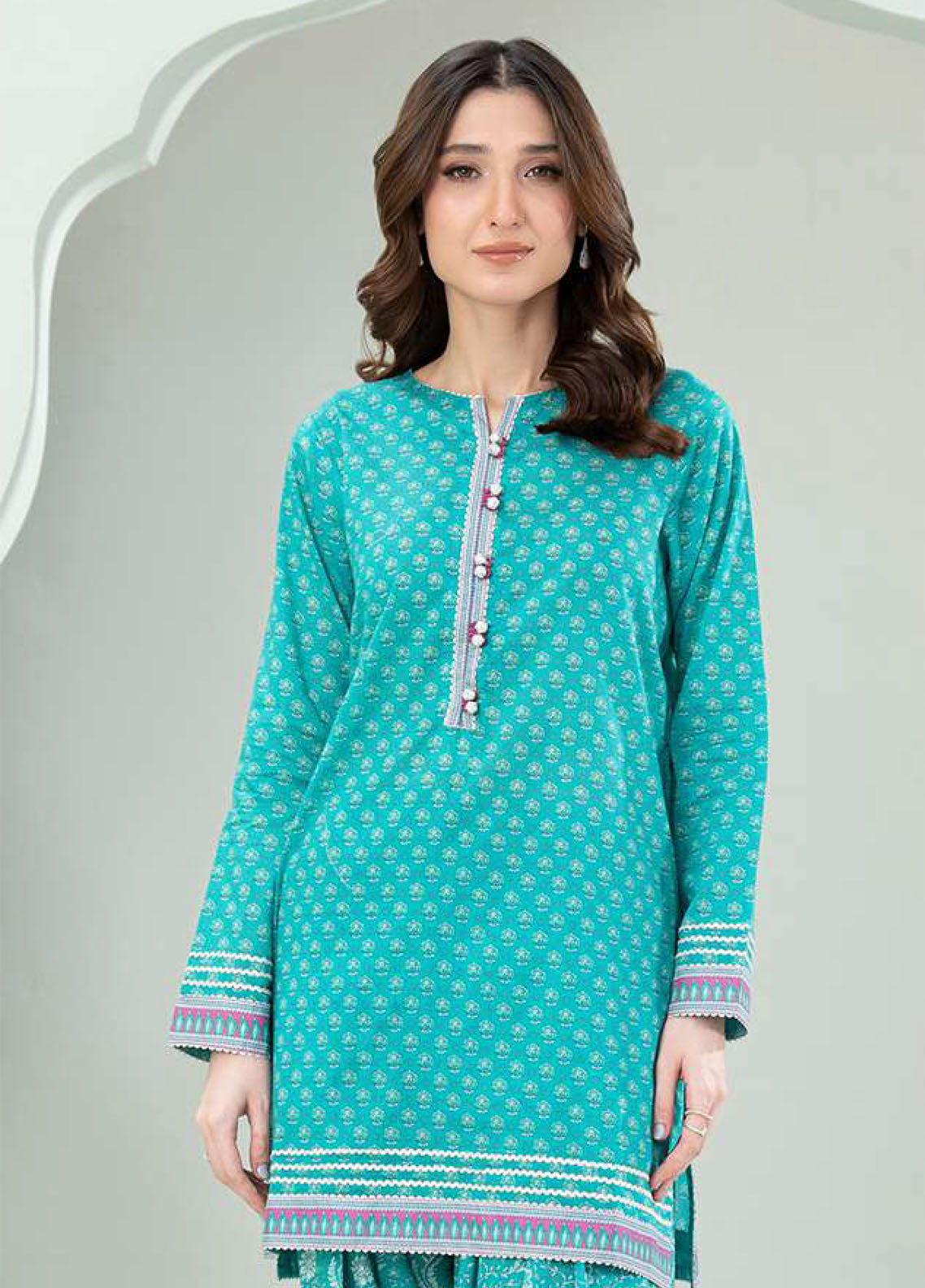 Zellbury Printed Lawn 2 Piece Unstitched Suit WUS25X20413