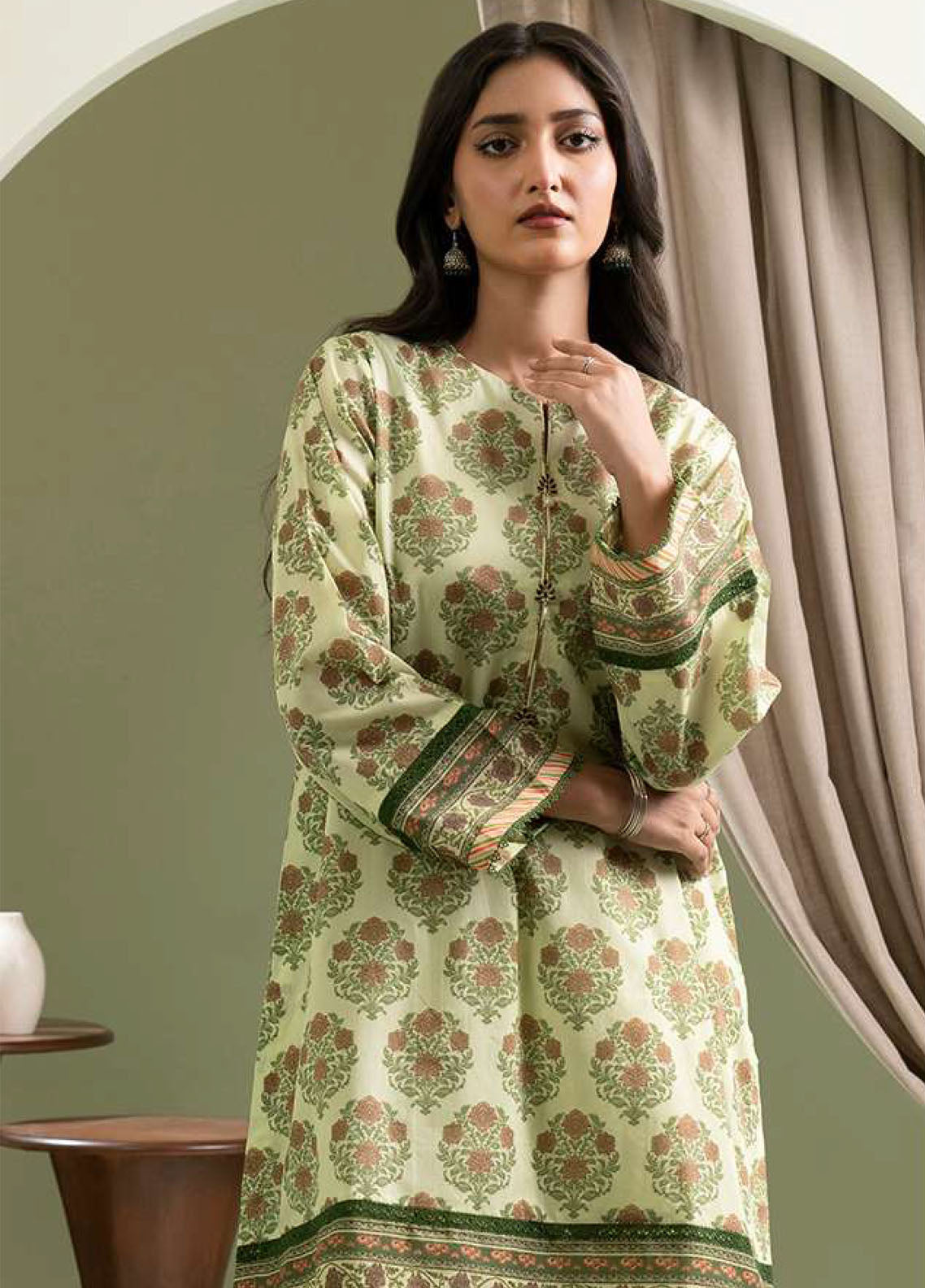 Zellbury Printed Lawn 2 Piece Unstitched Suit WUS25X20547