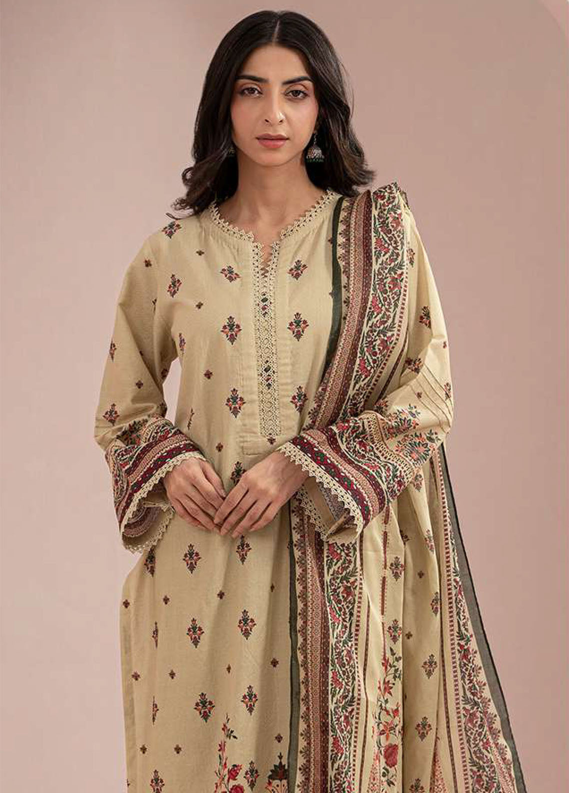 Zellbury Printed Lawn 3 Piece Unstitched Suit WUS25X30333