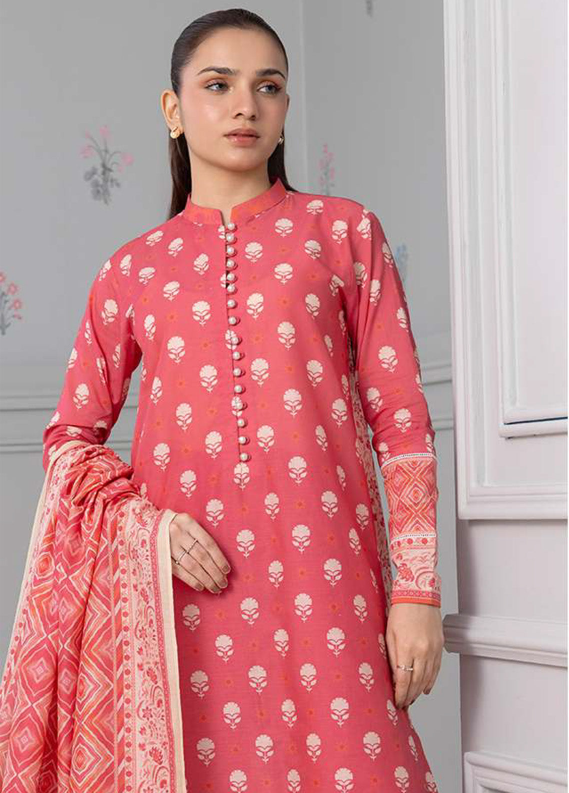 Zellbury Printed Lawn 3 Piece Unstitched Suit WUS25X30493