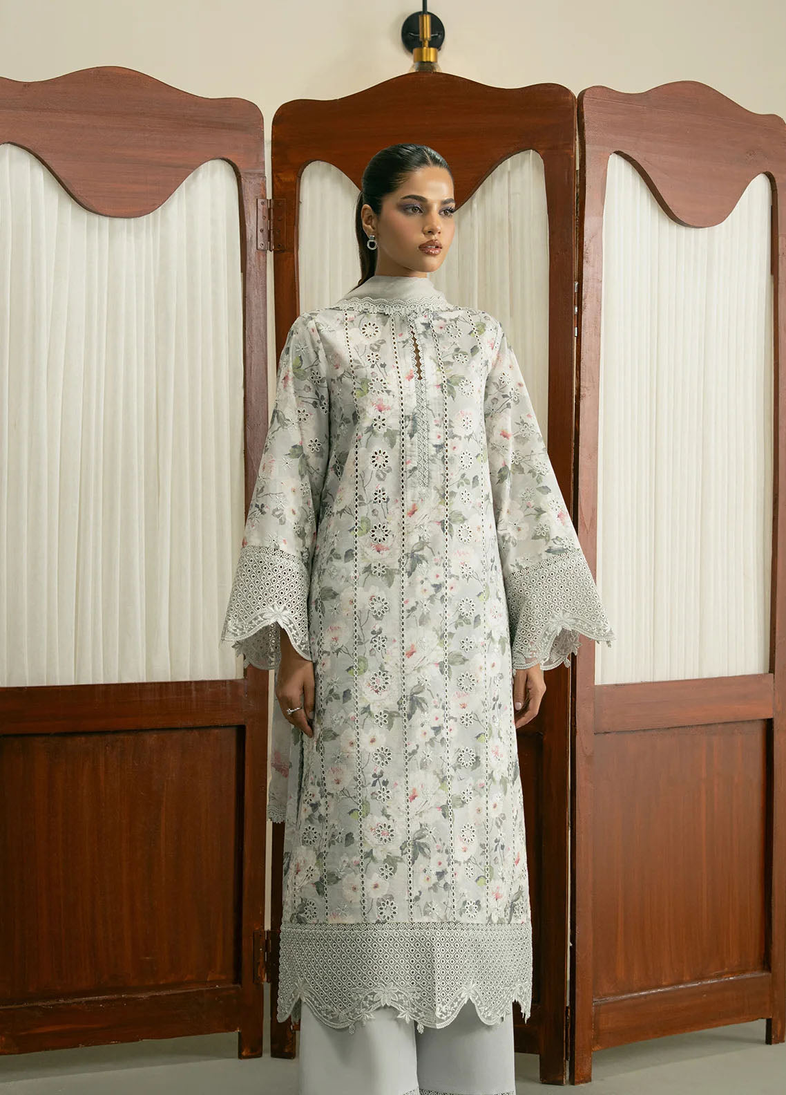 Zephyr By Ayzel Embroidered Lawn 3 Piece Unstitched Suit AF26ZCV3 D-10 DUHA