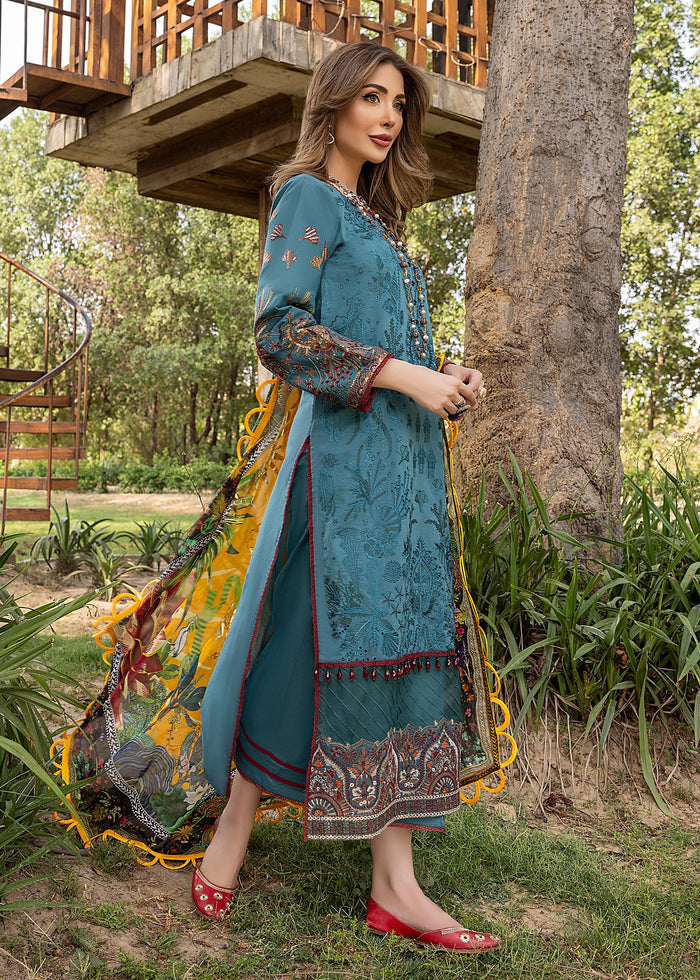 Humdum Unstitched 3 Piece Bell Dull