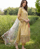 Humdum Unstitched 3 Piece Sun Shine Glory