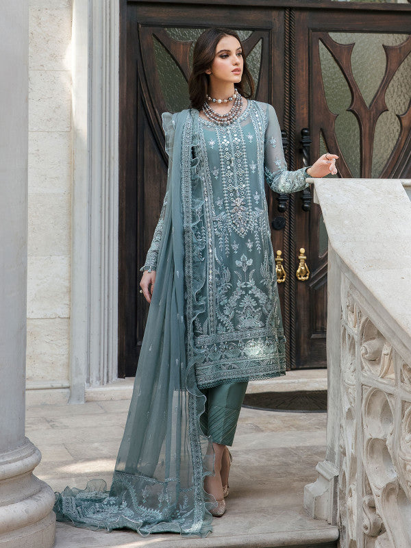 D#07 Gulaal Luxury Emb Chiffon Eid Collection 323