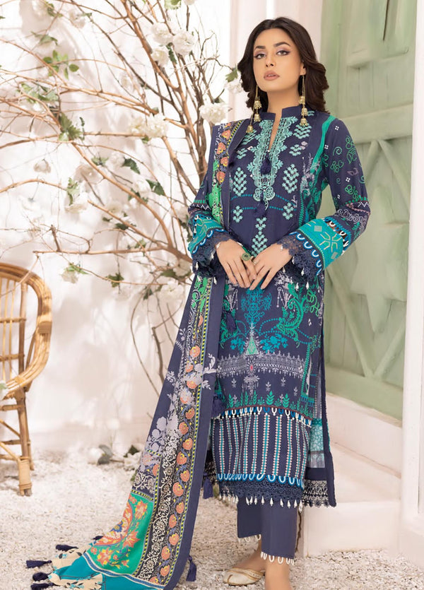 D#03 AlZohaib Wintry Soiree Emb Khaddar Edition 1122