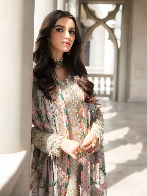 D#03 Gulaal Luxury Emb Chiffon Eid Collection 323