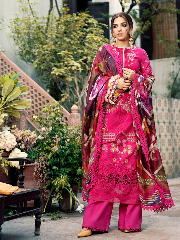 D#04 Maryam Hussain A Floral Dream Luxury Emb Lawn Collection 323