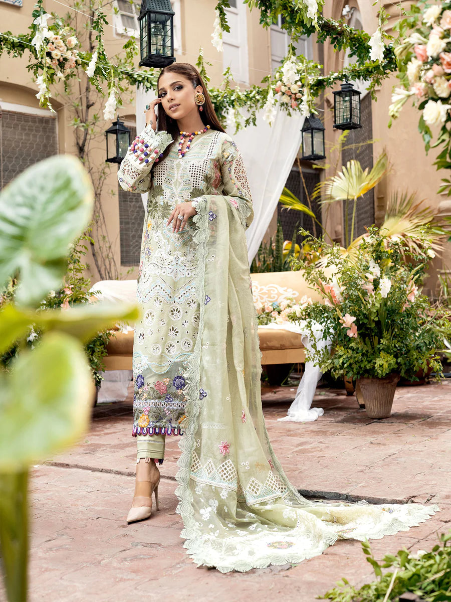 D#05 Maryam Hussain A Floral Dream Luxury Emb Lawn Collection 323
