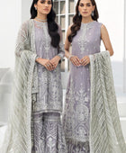 D#06 Zarif De Luxury Emb Formal Collection 1022 Light Purple