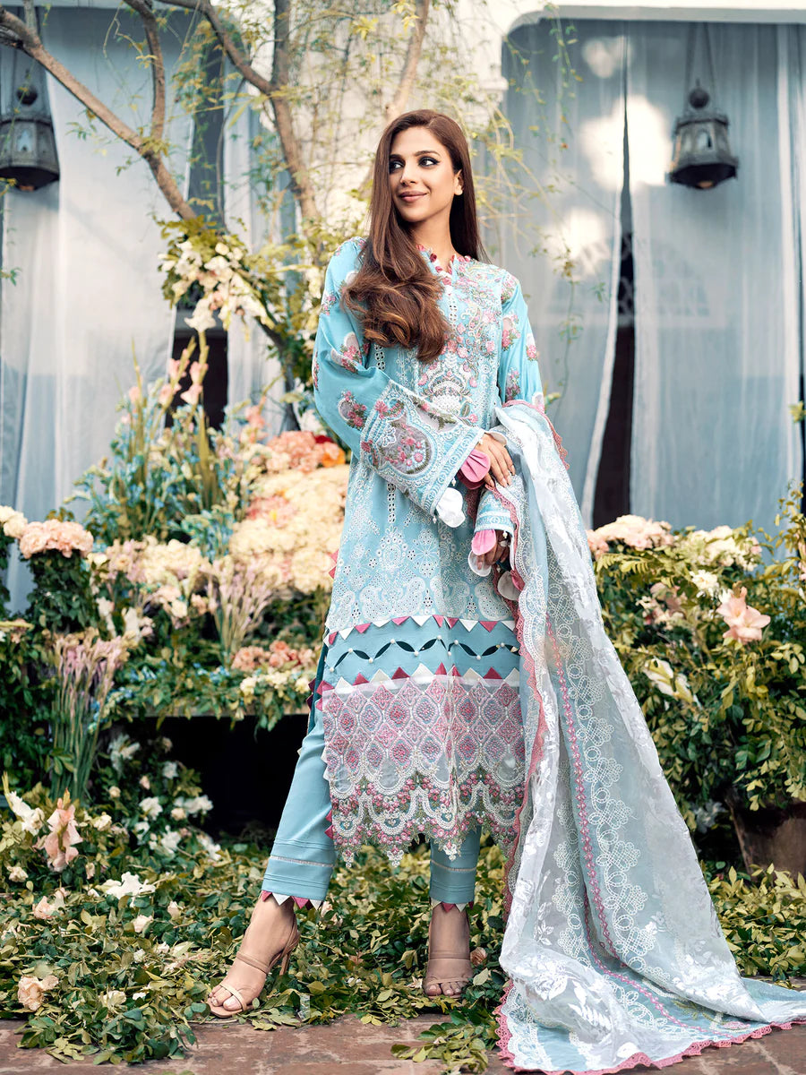 D#06 Maryam Hussain A Floral Dream Luxury Emb Lawn Collection 323