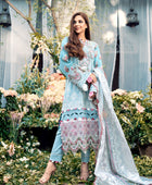 D#06 Maryam Hussain A Floral Dream Luxury Emb Lawn Collection 323