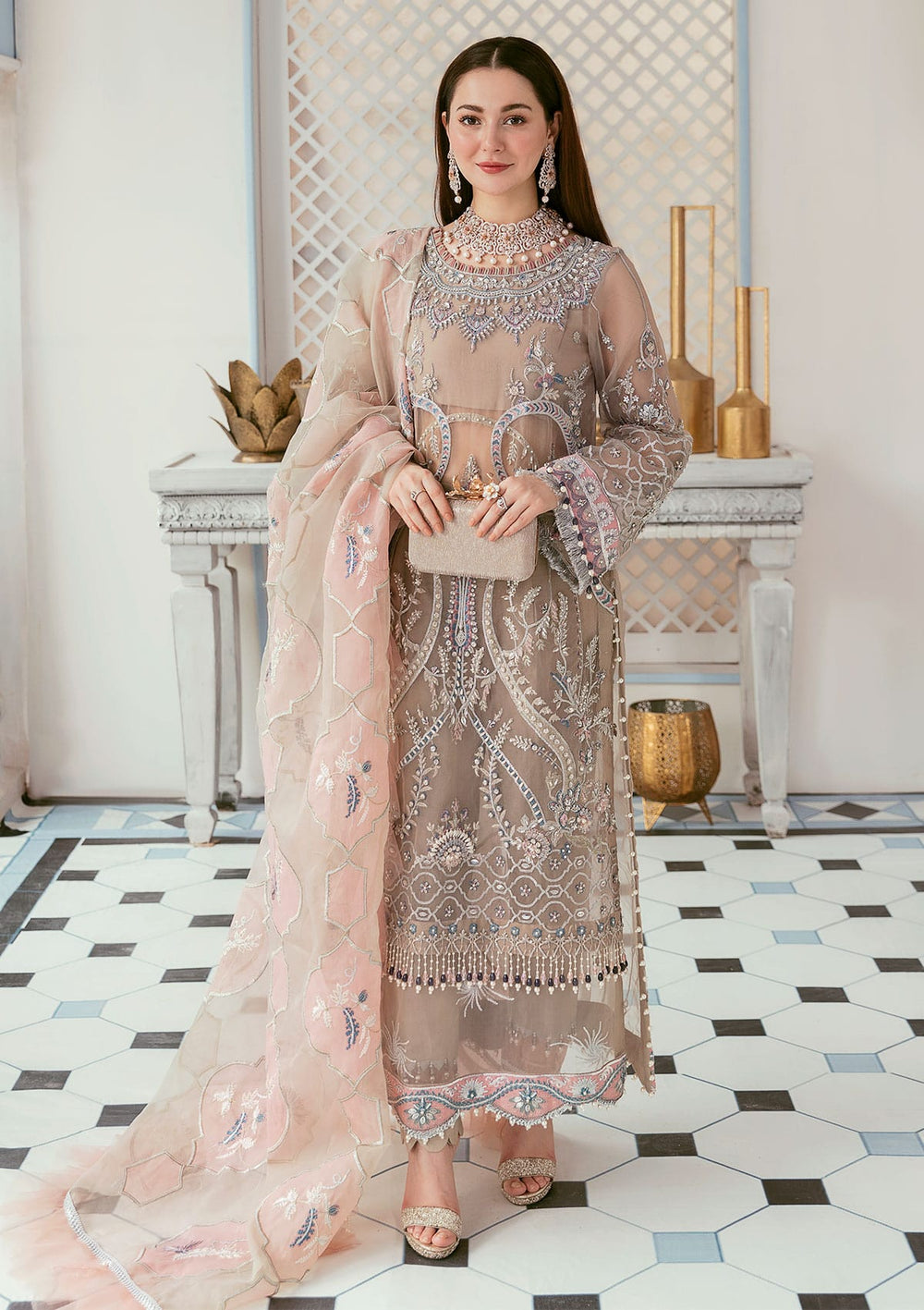 Elaf Unstitched 3 Piece Mona Lisa