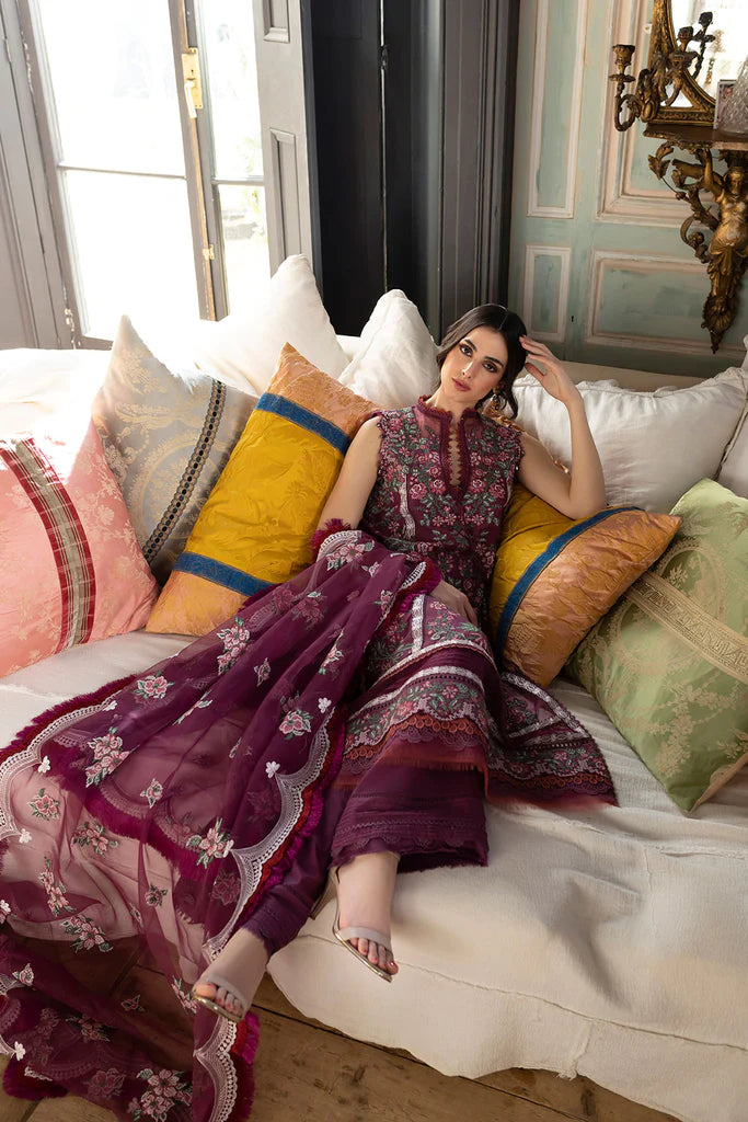 D#14B Sobia Nazir Luxury Emb Lawn Collection 323
