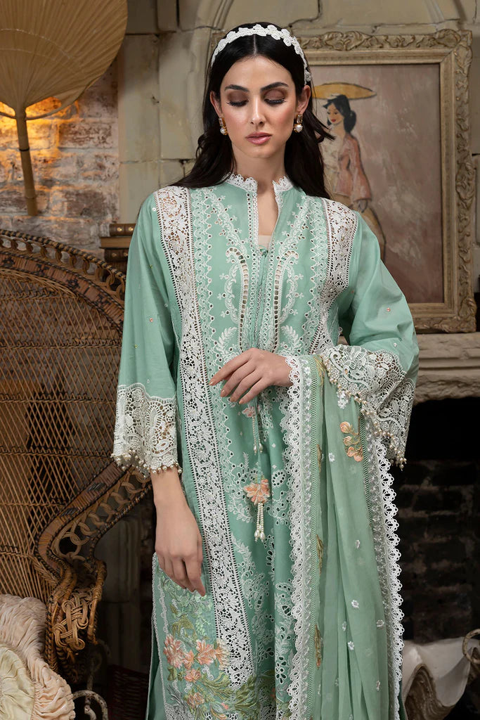 D#1A Sobia Nazir Luxury Emb Lawn Collection 323