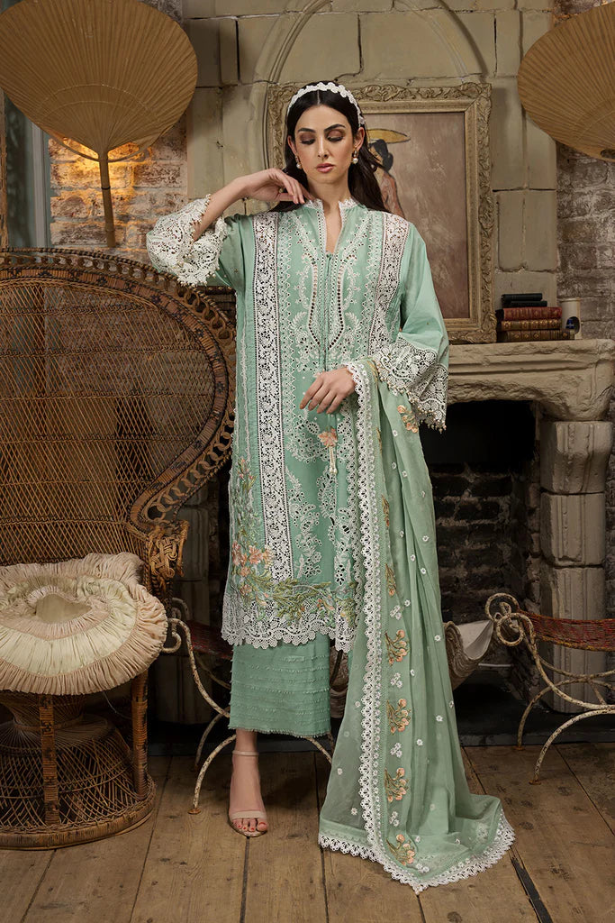 D#1A Sobia Nazir Luxury Emb Lawn Collection 323