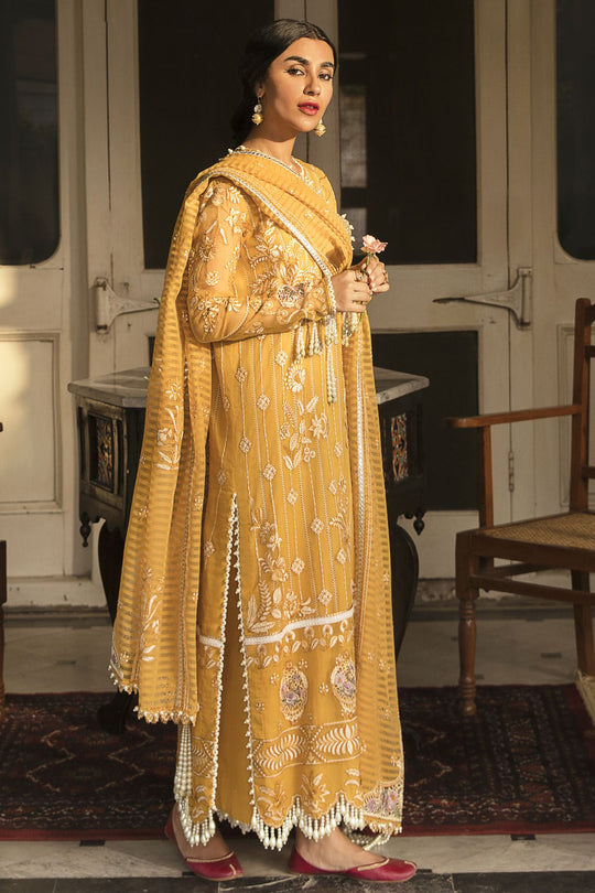 Afrozeh Unstitched 3 Piece Ghazal
