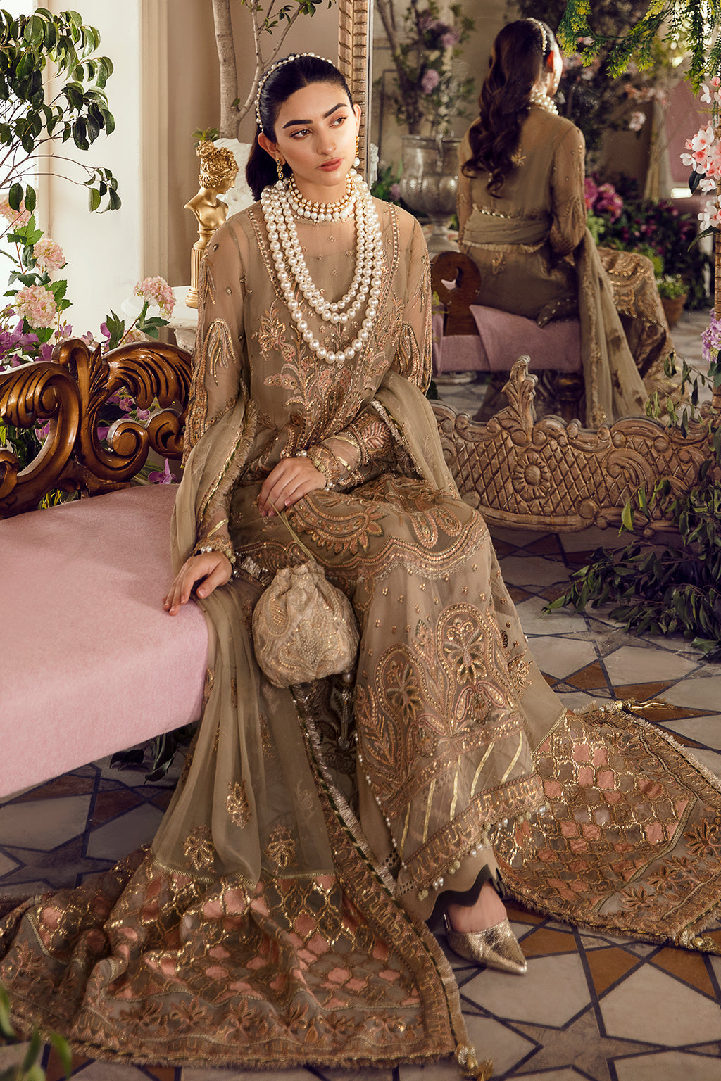 Afrozeh La Fuchsia Wedding D#04