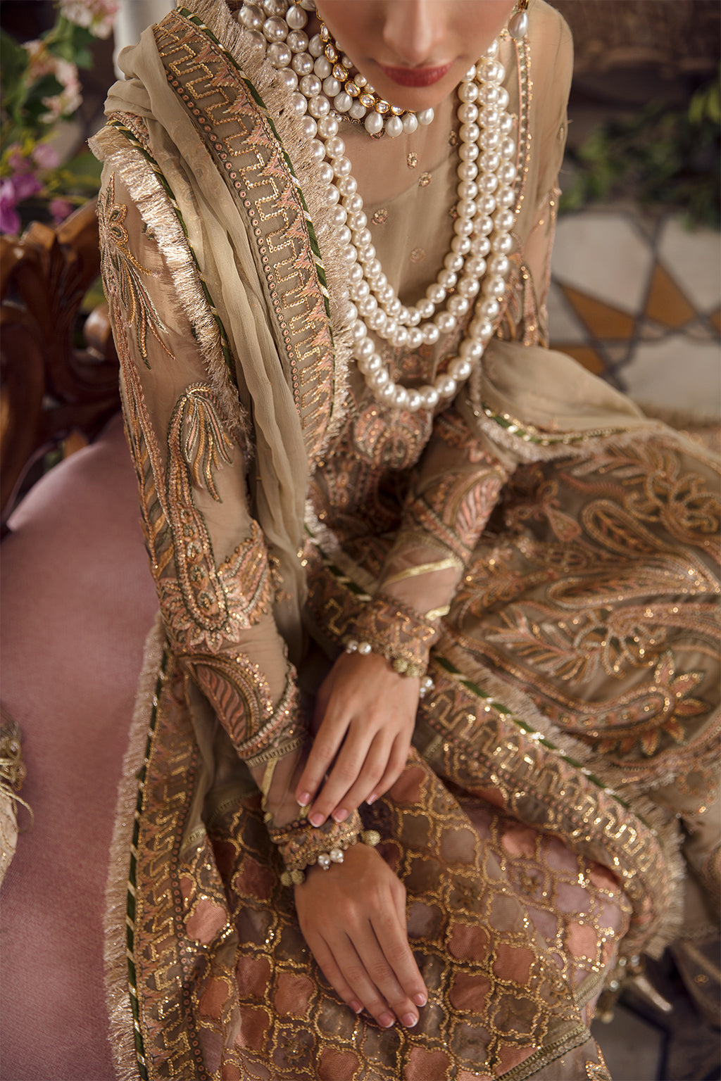 Afrozeh La Fuchsia Wedding D#04