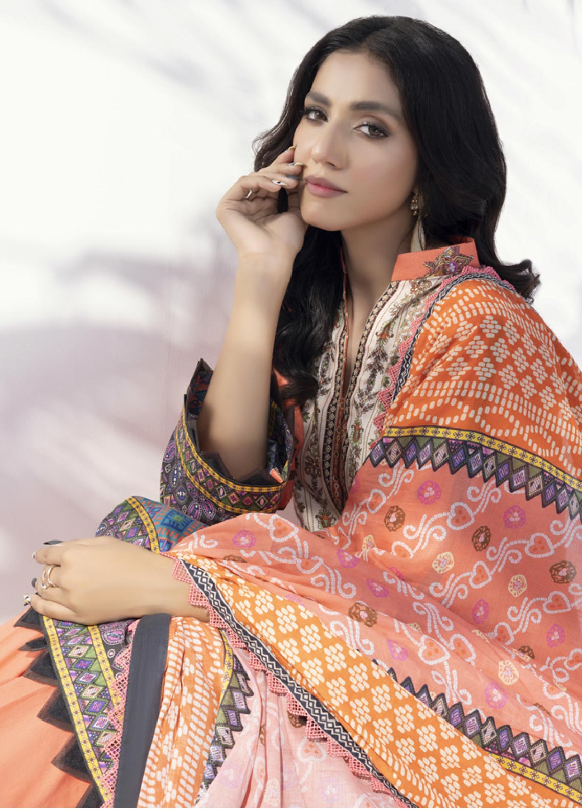 D#02 AlZohaib Anum Digital Printed Cambric Collection 1022