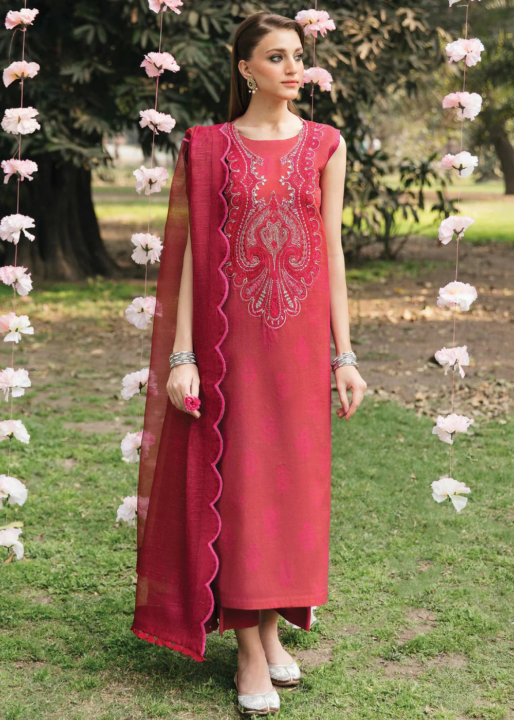 D#12 Afrozeh Bahar Printed Lawn Collection 323