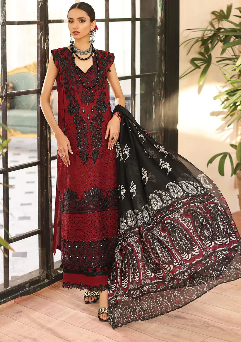 D#06 Kahf Premium Luxury Emb Lawn Collection 323