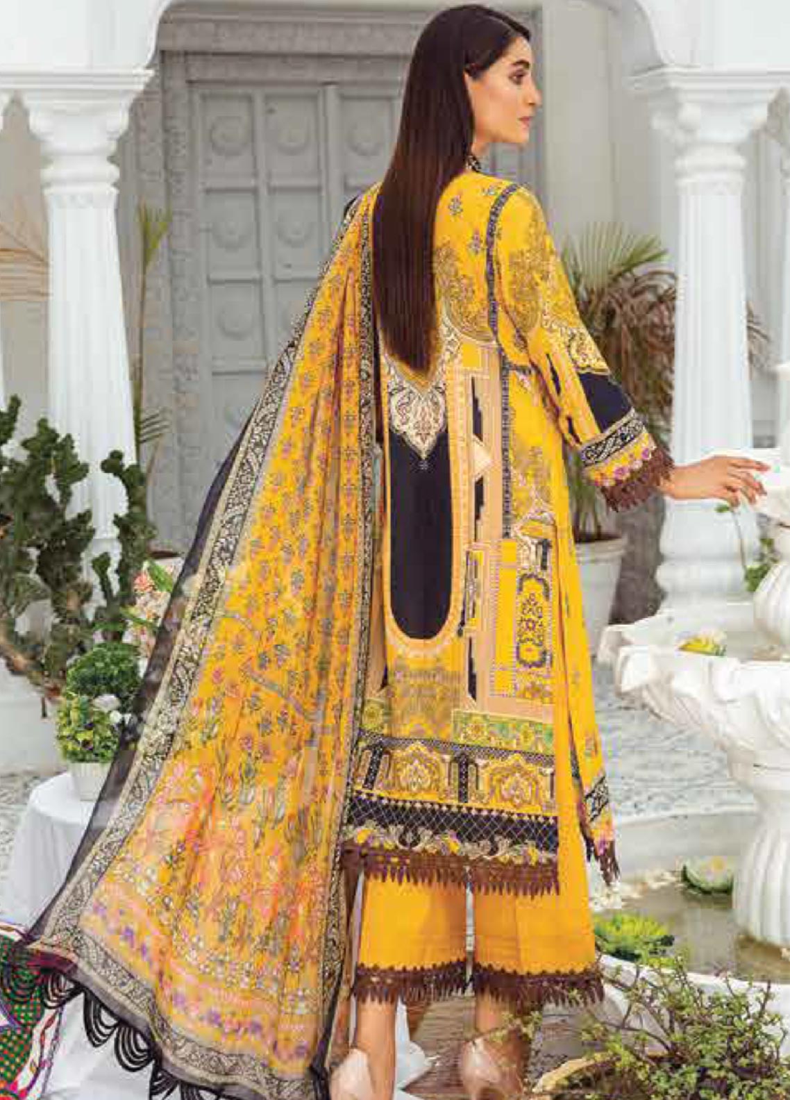 D#04 LALA Dahlia Emb Premium Lawn Collection 223