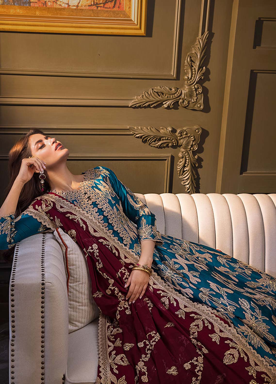 AsimJofa Unstitched 3 Piece D#09