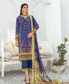 D#07 LALA Dahlia Emb Premium Lawn Collection 223