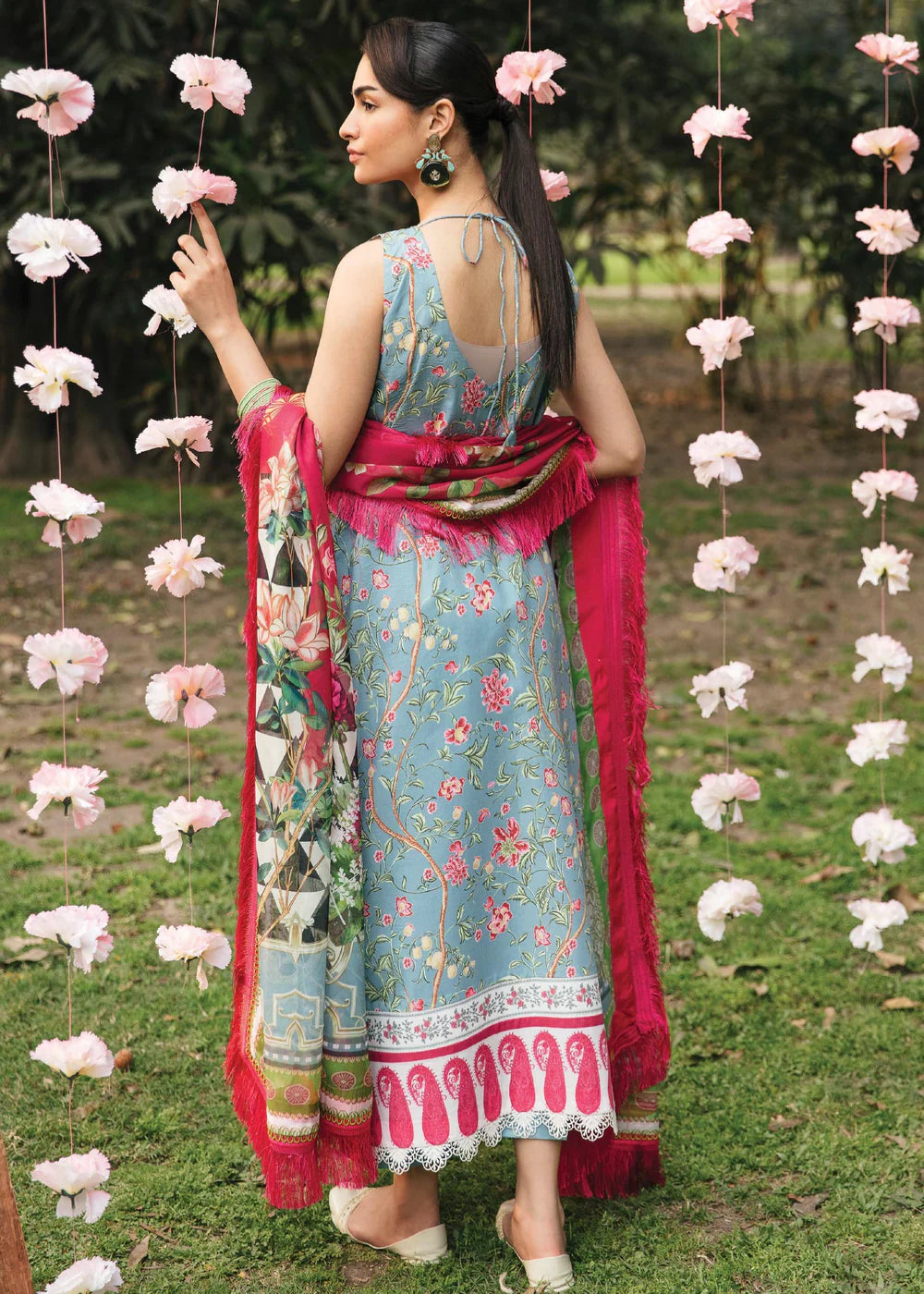 D#11 Afrozeh Bahar Printed Lawn Collection 323