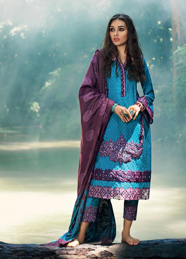 D#03 Zainab Chottani Luxury Emb Shawl Edition 1219